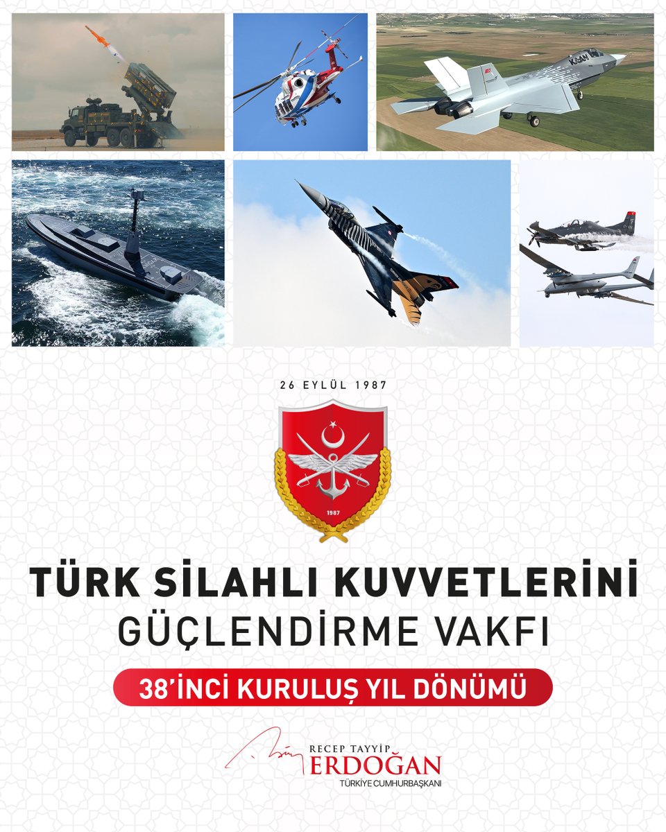 Türk Silahlı Kuvvetlerini Güçlendirme Vakfı'nın 38. Yılı Kutlandı