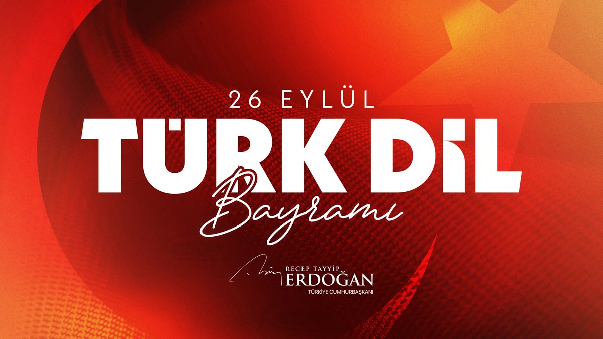 Türkçe'ye Vurgu: Cumhurbaşkanı Erdoğan Türk Dil Bayramı'nı Kutladı