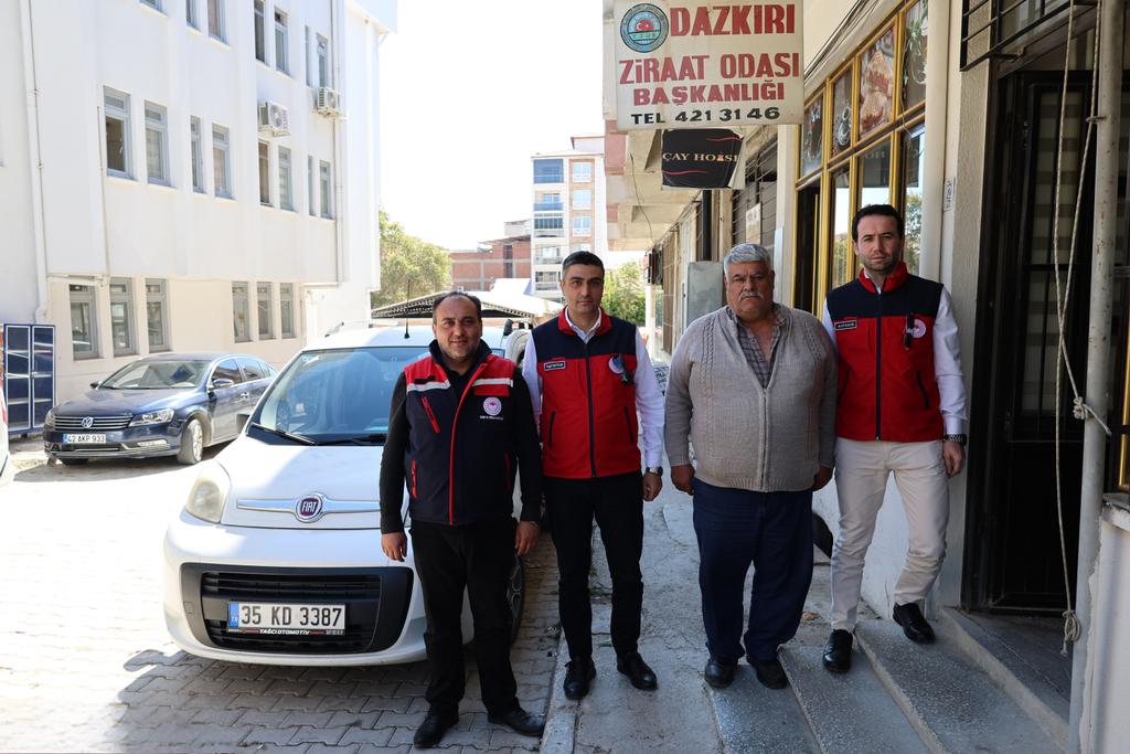 Afyonkarahisar'da Çiftçi Kayıt Sistemi İçin Ziraat Odalarına Ziyaretler