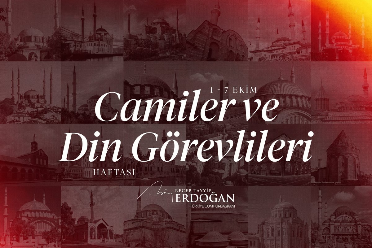Başkan Erdoğan, Camiler ve Din Görevlileri Haftası'nı Kutladı