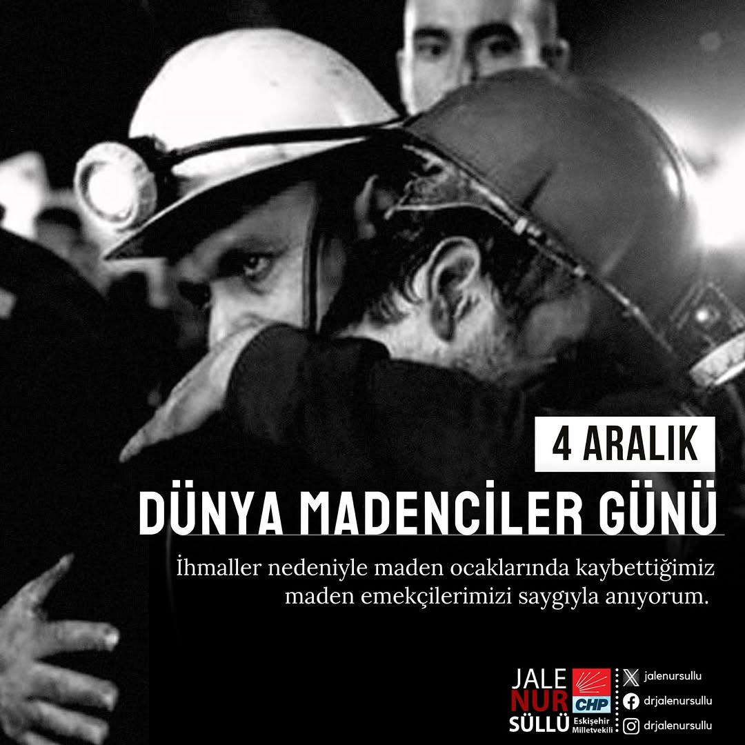 4 Aralık Dünya Madenciler Günü Kutlu Olsun!