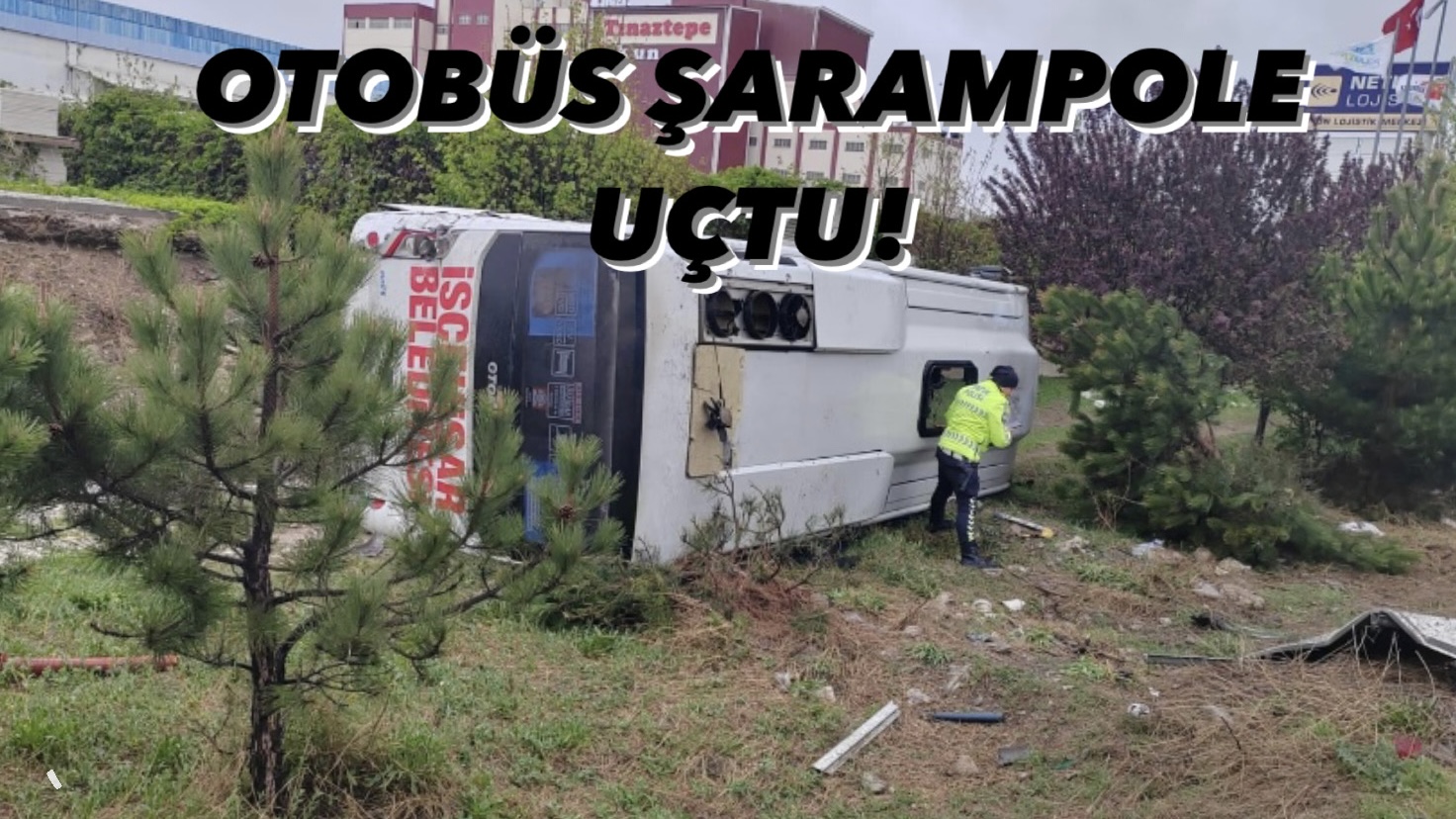 Otobüs Şarampole Uçtu!