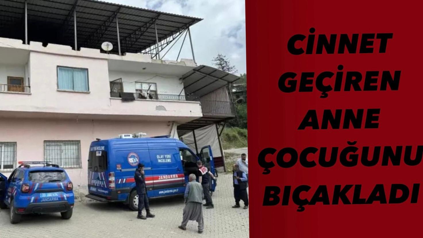 CİNNET GEÇİREN ANNE ÇOCUĞUNU BIÇAKLADI